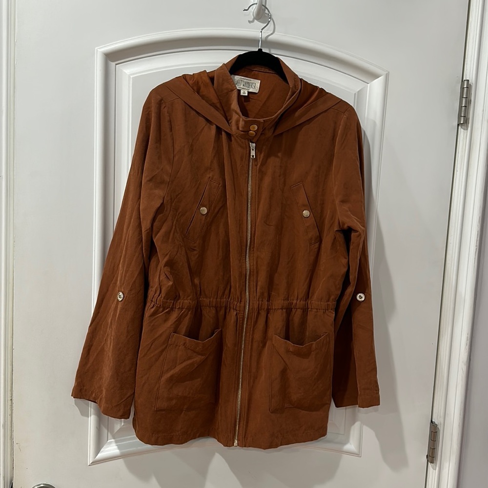 SWEET WANDERER hooded utility light JACKET SIZE XL